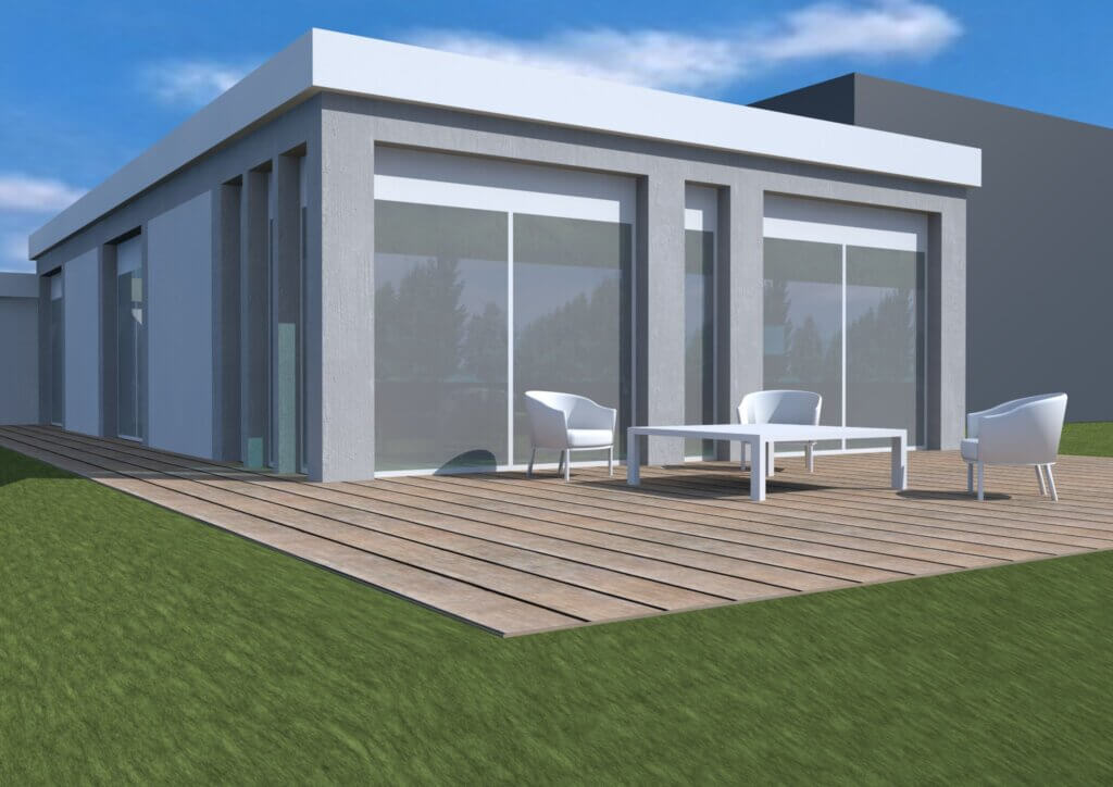 Maison neuve (Bouliac) - Projet